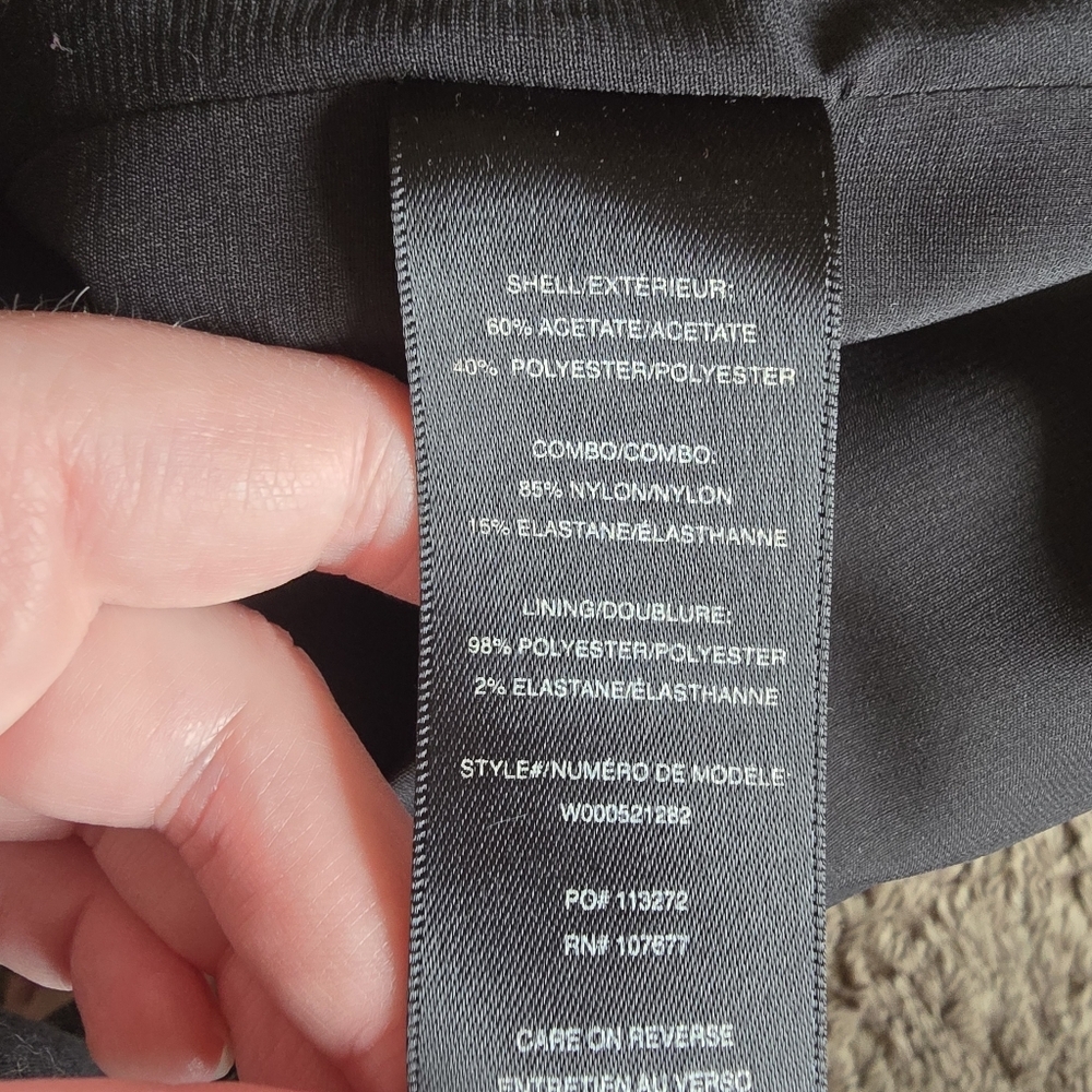 Alice + Olivia Employed Black Sheath Sleevless Midi Dress size 8 - Picture 14 of 14